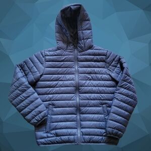 Kids Dark Blue Puffy Jacket
